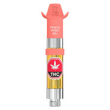 Wild West - 95+ Peach Pony Liquid Diamonds 510 Thread Cartridge
