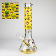 14″ DESIGN EXCLUSIVE LICENSE GLASS 7MM WATER PIP[C1559