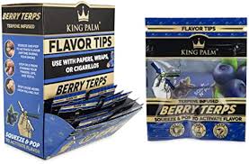 King Palm Flavors Filter Tips  Berry Terps 3 Count