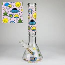14″ DESIGN SKY DOODLES  WATER PIPE