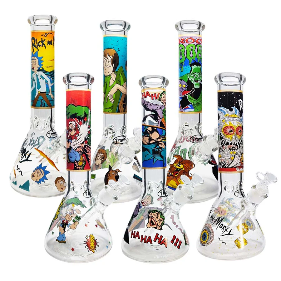 Product image 14" 7mm Cartoon Design Bong [ES24187] 1