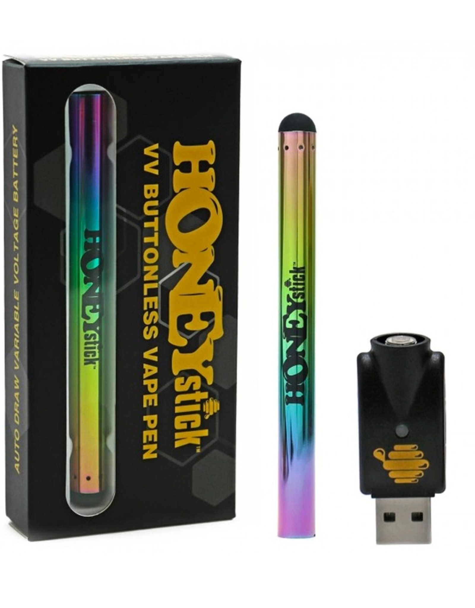 Product image VV Buttonless Vape Pen  510 Battery  Rainbow 1