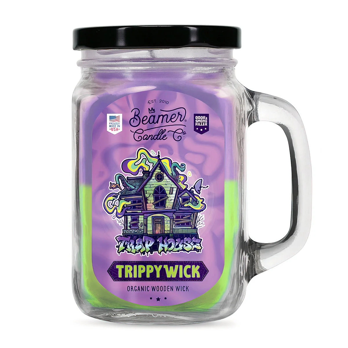 Product image Beamer Candle  TrippyWick Trap House 1